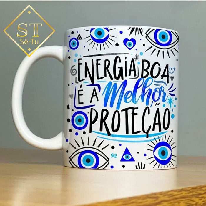 Taza de buena energía